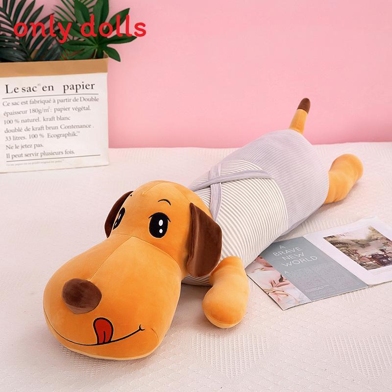 Plush Dog Pillow With Pp Cotton Filling For Couples Romantic Gift 70cm