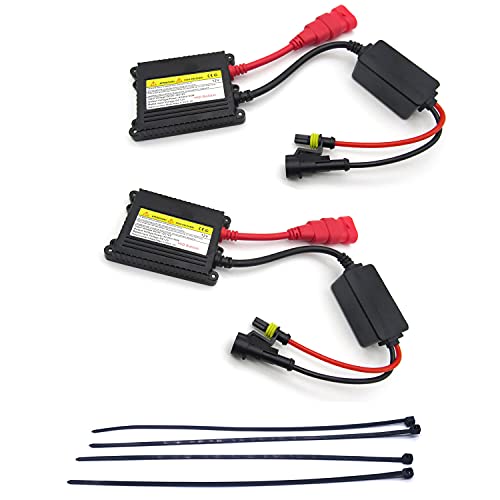 

Противотуманная фара DC12V HID Thin 35W DC12V автомобильный HID Thin балласт набор из 2 водонепроницаемых сменных ремонтных совместимых с H1/H3/H4/H7/H8/H9/H11/HB3