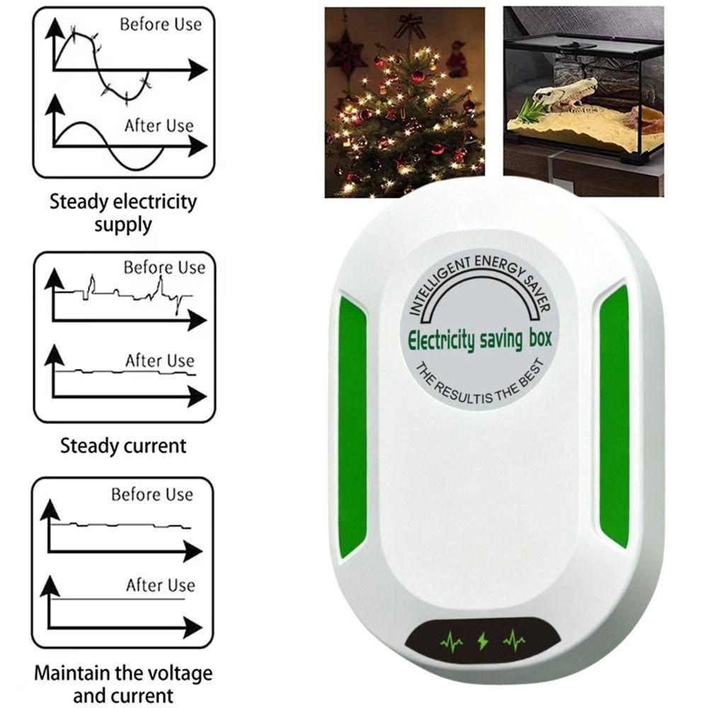 Stable Performance Electric Energy Saver US/EU/UK Adapter Energy-saving Appliance Household Use