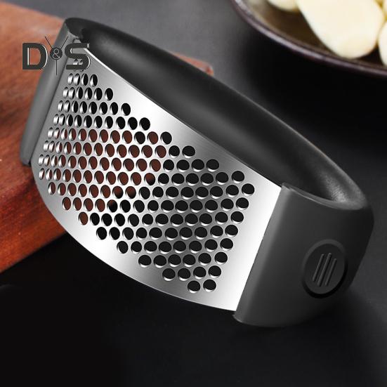 Lis na česnek Nerezový mlýnek na česnek Snadné čištění Drtič česneku Ergonomická kolébka pro drcení bez námahy Kuchyňský přístroj pro domácí restauraci