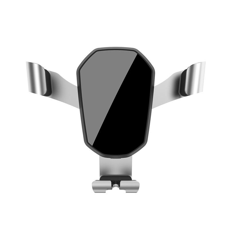 

Metal car mobile phone holder bracket car mirror gravity navigation bracket universal trend car mobile phone holder срібний