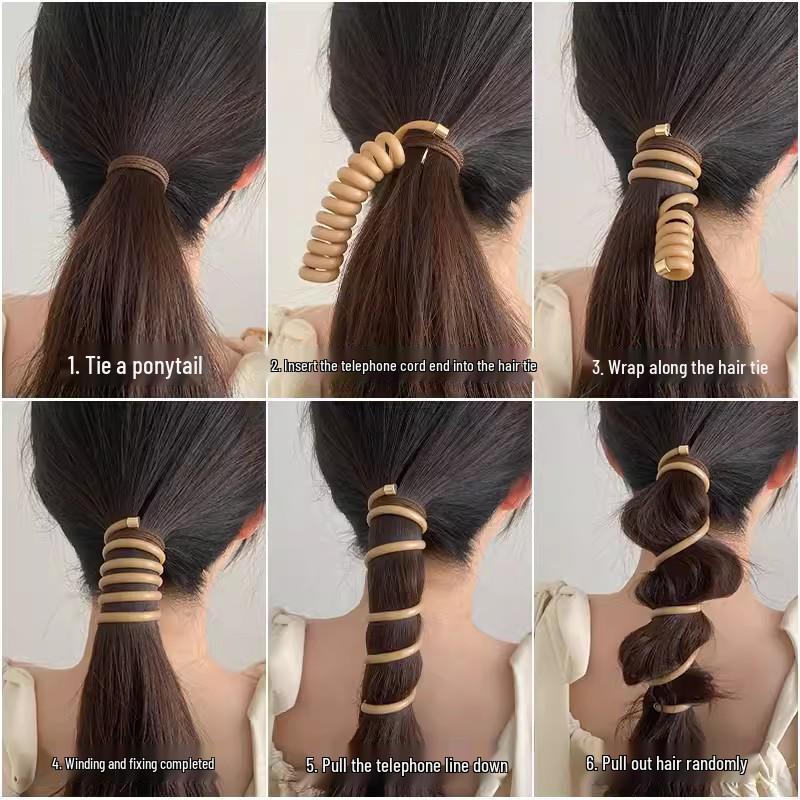 2023 High-End Japanese Style Elastic Hair Tie for Ponytails - Strong, Flexible Hair Accessory for Women