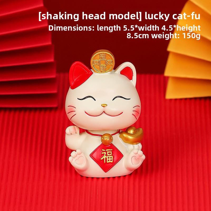 Cute Mobile Phone Stand Decoration Cute Maneki Neko Resin Office DeskCute Gift Decoration