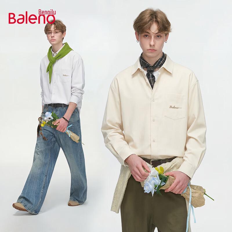 

Baleno Men s American Retro Loose Casual Shirt Jacket 3XL