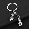 Boxing Glove Keychain Car Keys Pendant Simulation Fitness Equipment Shape Keyring Fashionable Car Keys Ornament