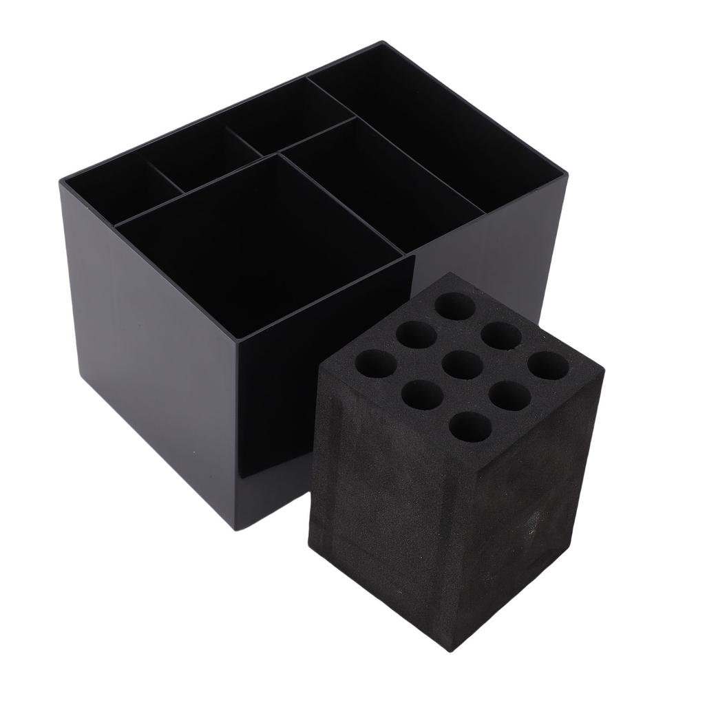 Barber Shop Hairstylist Scissors Combs Storage Box Organizer Hairdressing Tool Rack Holders