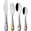 Exzact Children's Cutlery Set 4 Pieces Stainless Steel - Fork, Knife, Tablespoon, Teaspoon (wf712-s4p)