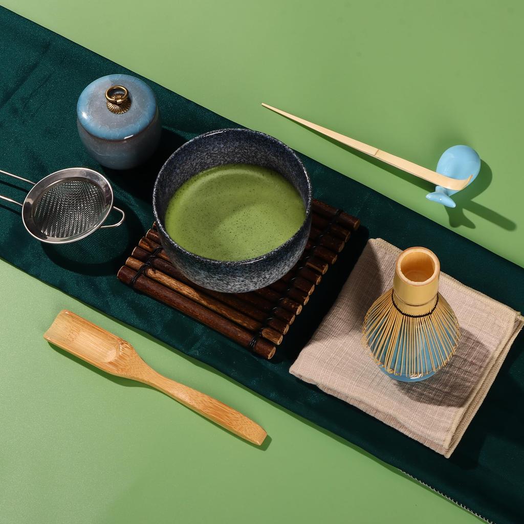 DiDiDiBirDi Matcha Tea Bowl Matcha Tea Tea Ceremony Set Is Suitable for and You Can Also Give a Matcha Tea Kettle Matcha Bamboo Shovel Natural Bamboo