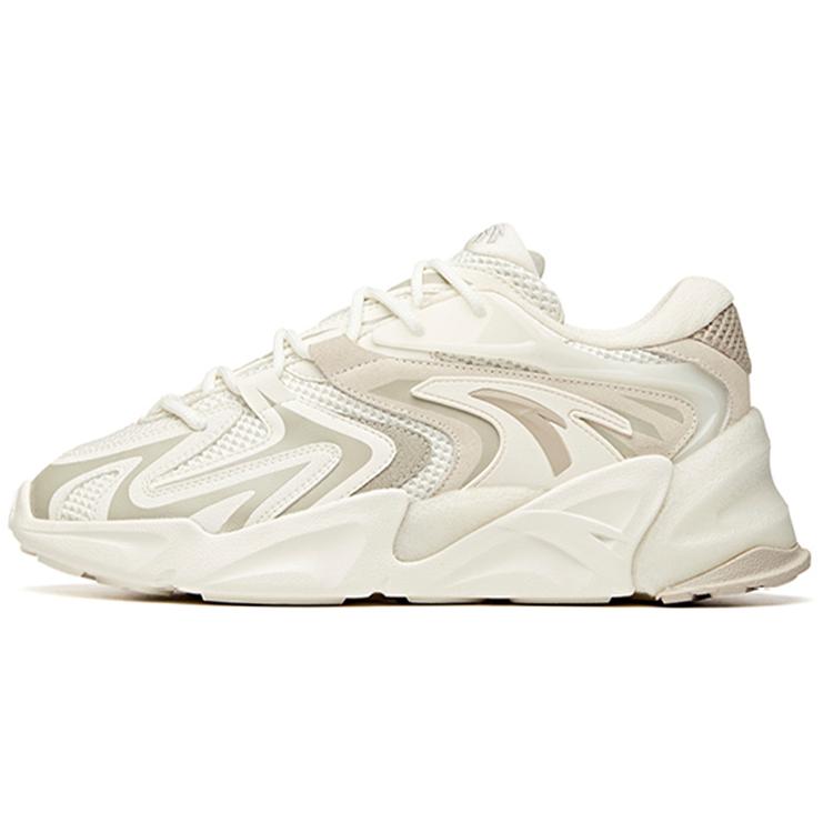 

Anta Pulse Slip Resistant Abrasion Resistant Low top Chunky Sneakers Ivory White 912048851-4 43