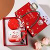 Cute Hand-Painted Santa Claus Ceramic Cartoon Mug Souvenir