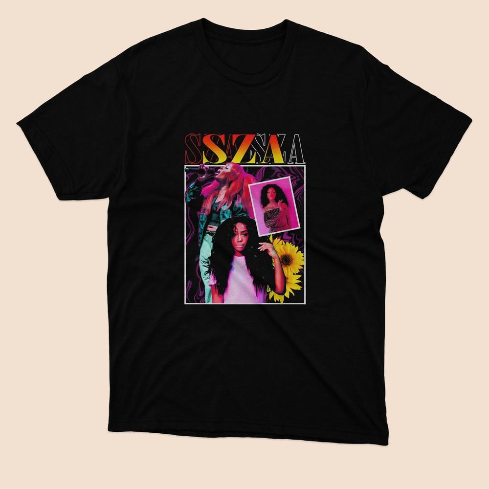 NWT SZA 90s Classic Black Girls Magic hirt Black M
