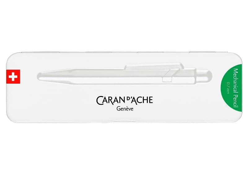 CARAN Mechanical Pencil 849 Color Matte X Green Metal Can Officially Imported D'ACHE MF0844-734 0.5mm