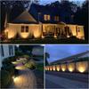 LED Landscape Lights 12W Low Voltage Waterproof Garden Pathway Light Wall Tree Flag Spotlights Spike Lawn Lamp with Transformer