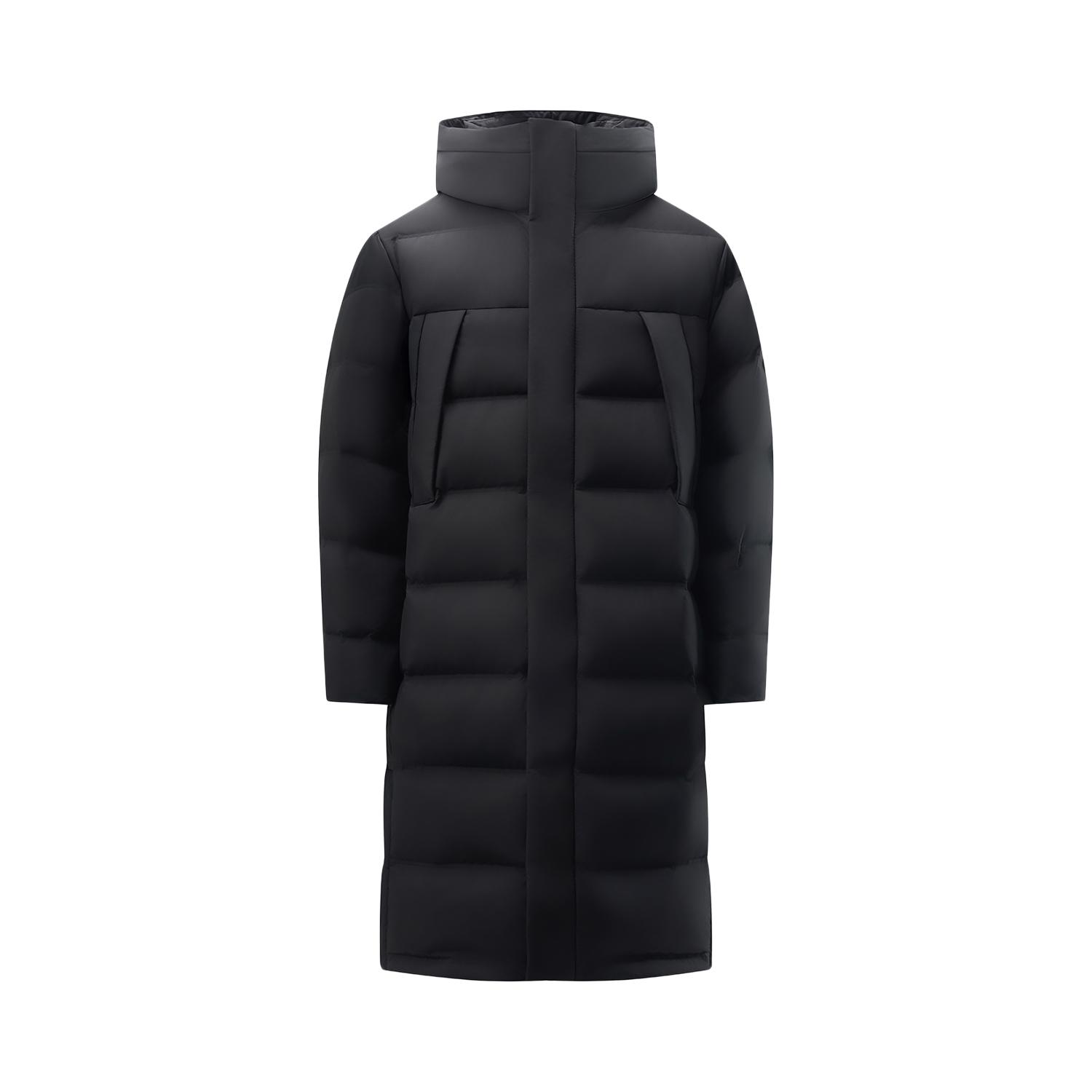 

Li-Ning Glory Series Hooded Letter Casual Versatile Warm Fashion Long Down Jacket Men Outerwear AYMV607-2 S