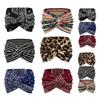 1/3Pcs Crossover Yoga Headband Boho Style Wide Tie-Dye Leopard Paisley Print Hairband Women Non-Slip Elastic Headband