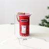 Iron Mailbox Hanging Ornament Christmas Tree Decoration for Yard Mantels Porch Window Display Holiday Party Centerpieces