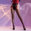 Women Sexy Oil Shiny Sockings Hollow T-Crotch Temptation Stockings Transparent Slim Pantyhose Ultra Thin Sheer Night Club Wear