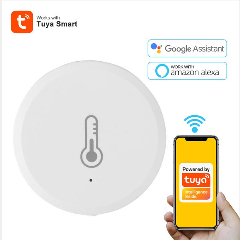 ZigBee Smart Home Digital Temperature Sensor Humidity Meter Thermometer Hygrometer Gauge Work With Alexa,Google