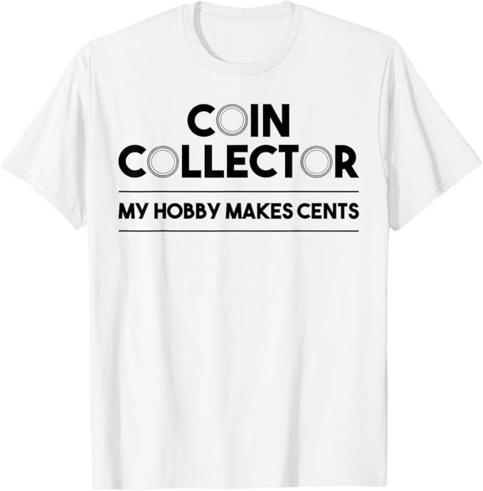 Забавный подарок коллекционеру монет Крутая футболка с тематикой нумизматики и коллекционирования монет Унисекс футболка S