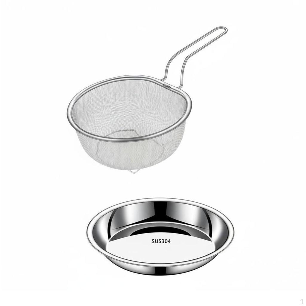 Noodle Boiling Basket High Temperature Resistant Strainer PotHanging Hooks Mesh Food