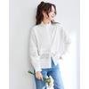 TERRE BLEUE Women's Lace-Patch Casual Shirt