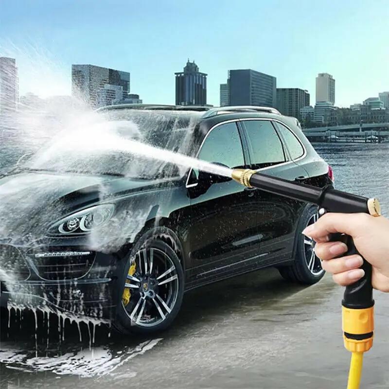 2pcs Car and Home High Pressure Nozzle - Thicker Long Rod, New Copper-plated, High-pressure Car Wash Dual-use Tool