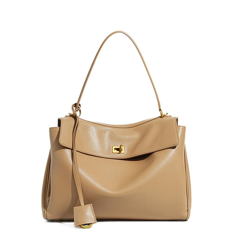 Hot-selling Leather Women's Bags, Crossbody Shoulder Bags, Underarm Portable High-end Large-capacity Women's Tote Bags