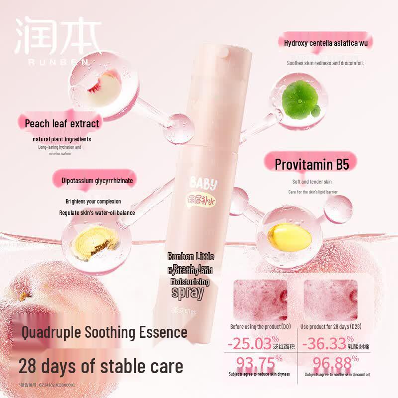 RUNBEN Peach Hydrating Mist