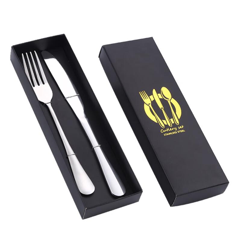 Portable Stainless Steel Knife and Fork Set