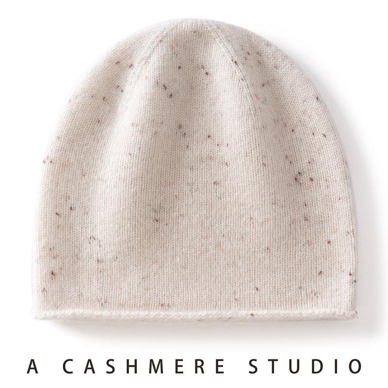 % Reine Kaschmirmützen Herbst und Winter neue gestrickte Kaschmirmützen für Herren und Damen Stapelmützen warme Babymützen