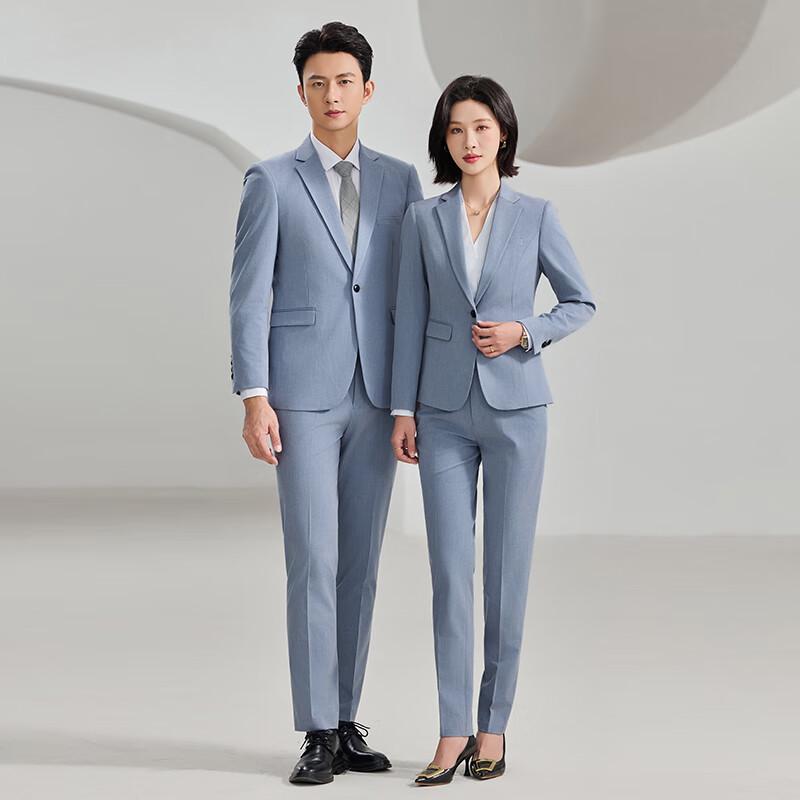 

Teloman Wrinkle-Free One-Button Business Suit Set 40