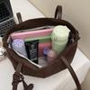 Korean Version Niche Large-capacity Tote Bag Women's 2026 Autumn and Winter New Suede Casual Commuter Portable Shoulder Bag
