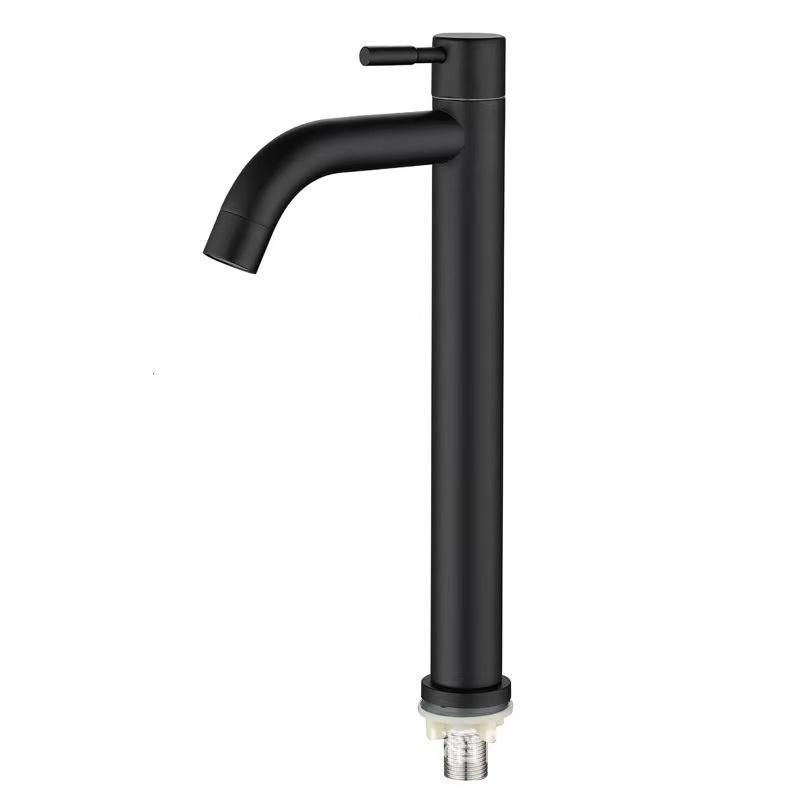Extended Height Stainless Steel Bathroom Sink Faucet