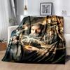 1pc Blanket The Lord of the Rings1 Print Design, Lightweight Blanket for Sofa, Bed- Soft &Warm, Gift for All Seasons like Christmas, Halloween