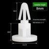 Nylon Rivet Spacer: Aircraft Head Push-Type Flat Base PC Board Fixing Stud