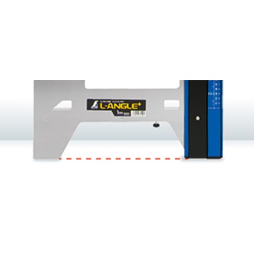Shinwa Sokutei Circular Saw Guide Ruler, L-Angle Plus, Compatible with Circular Saws, 1m, 73152