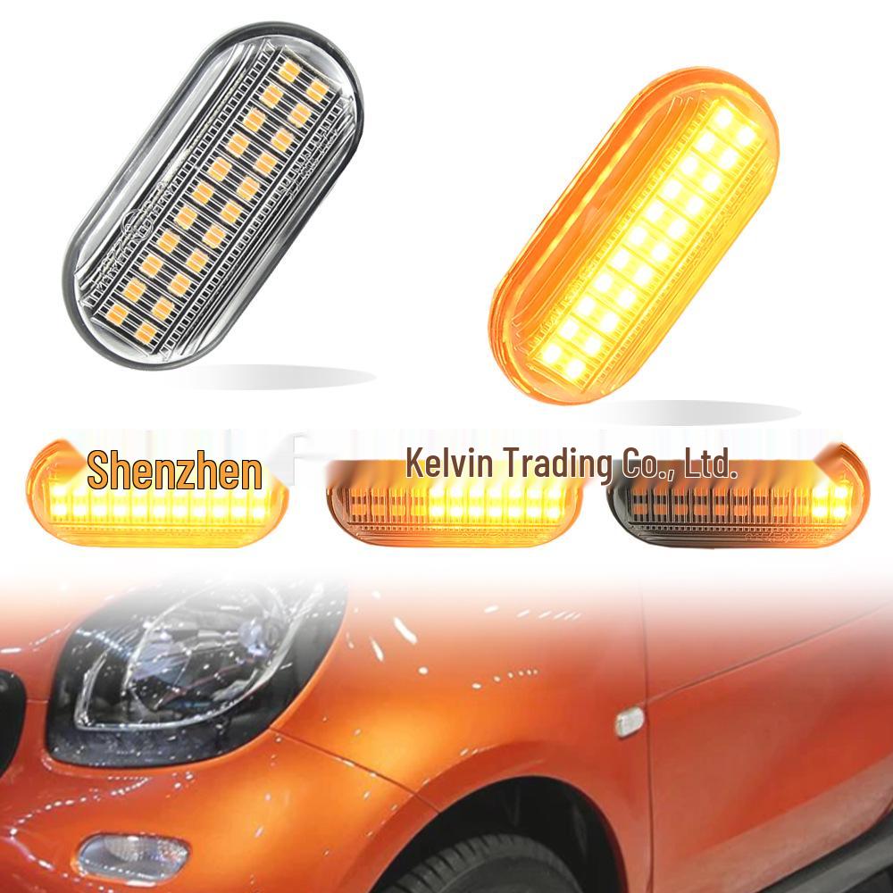 Kompatibler LED-Seitenblinker für Renault, Opel, Nissan, Dacia, Mercedes-Benz, Smart W453 Kotflügelleuchte.