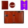 Multifunctional A4 Leather Zipper Manager Folder for Business Contracts and Office Materials