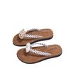 Summer new versatile soft bottom cool beach flat bottom casual KT cat bear cute flip-flops outdoor slippers woman