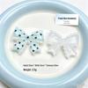 Translucent Polka Dot Bow Tie Resin Hair Clip & Phone Case Ornament
