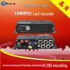 HD 1080P 4-Channel Vehicle DVR Dash Cam with SD Card and Hard Disk Recording