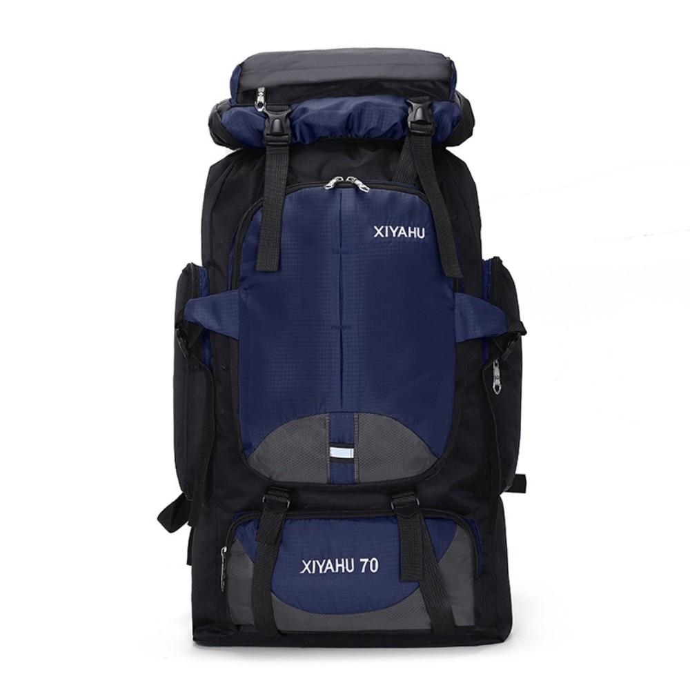 New 70L Hiking Backpack Waterproof Oxford Material Camping Backpack Lightweight High Capacity Outdoor Mountaineering Bag Travel