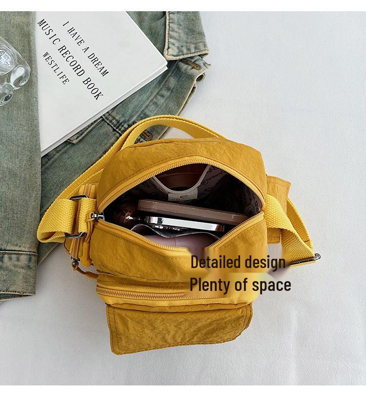 Borsa a tracolla unisex impermeabile multi-tasche - Borsa a spalla di grande capacità per sport, outdoor e uso fotografico
