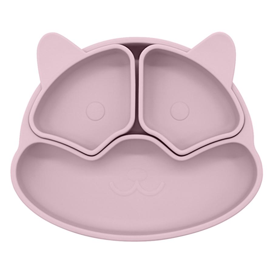 New BPA Free Baby Sucker Silicone Dining Plate Cartoon Children Dishes Plate Toddle Training Tableware Kids Feeding Bowls