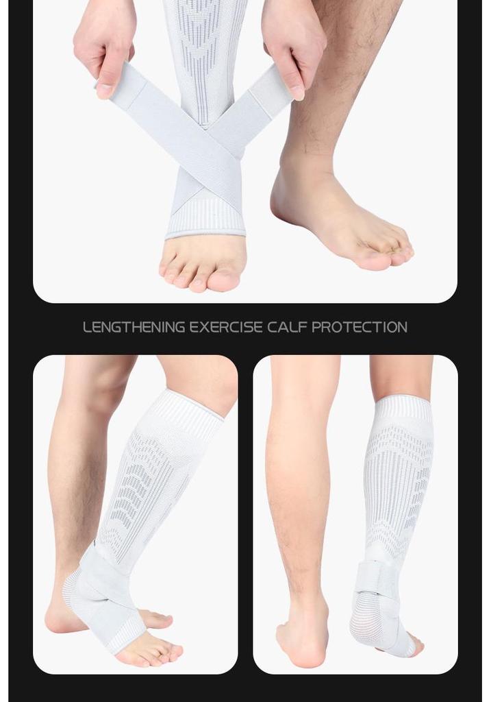 Elastische atmungsaktive Kompressions-Beinlinge für den Sport - Wadenstütze für Fußball, Basketball & Radfahren