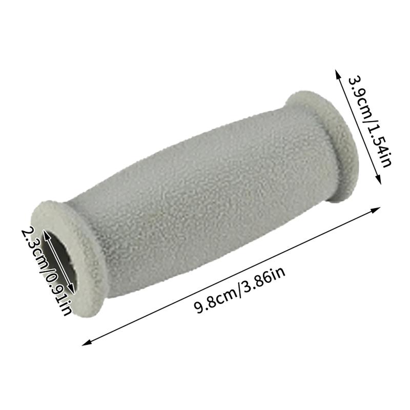 Soft Tpr Crutch Hand Grip Cover Walker Hand Grip Covers Pad Cushion Anti Slip Crutch Handle Pads Mobility Aid Hand Cushion