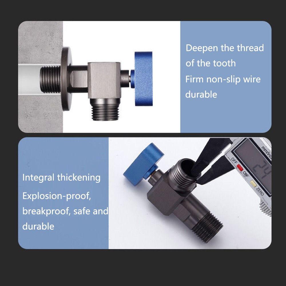 Leak Proof Large Flow Angle Valve Hot and Cold Water Water Flows Control Valves  Kitchen