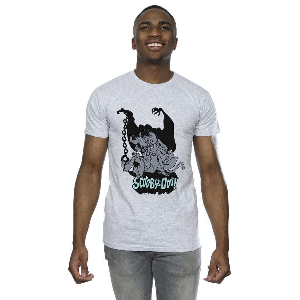 Scooby Doo Mens Scared Jump T-Shirt