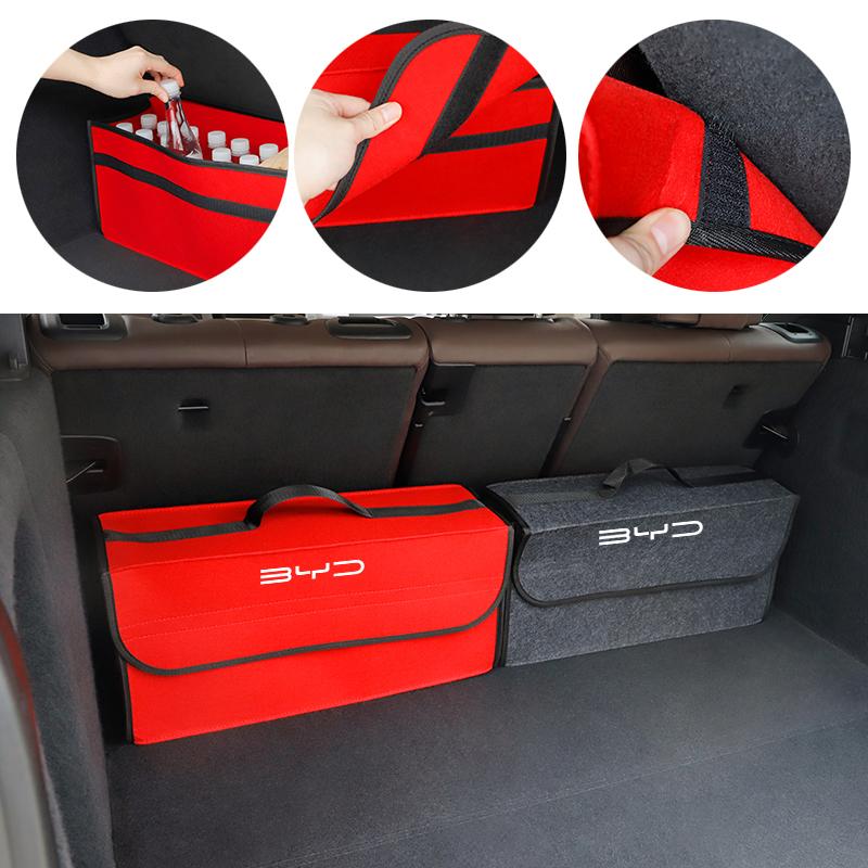 Auto Opbergtas Opvouwbare Diversen Organizer Box Voor BYD I3 S7 G3 F3 S6 F0 E5 E2 E1 E3 E9 D1 S8 E6 L3 M6 Tang Song Qing Yuan