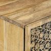 3 Piece Bathroom Furniture Set Solid Mango Wood